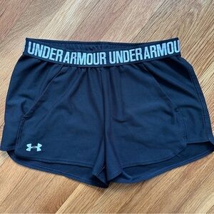 Under Armour Women’s Small (Estimated) Black UA Tech Play Up Shorts  3” Inseam